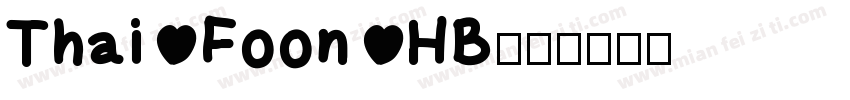 Thai Foon HB字体转换